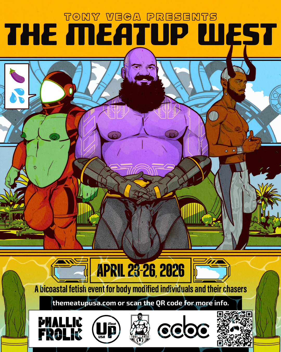 MeatUp West 2026 Poster